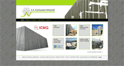 Desktop Screenshot of costruzioniantonioli.com